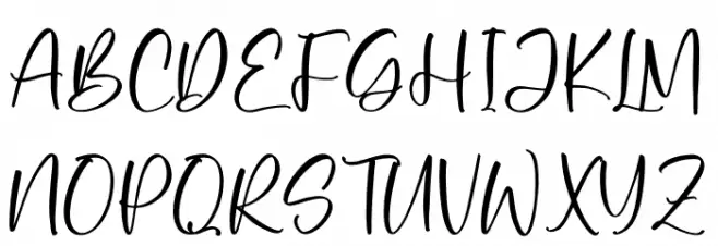 Airnon Font UPPERCASE