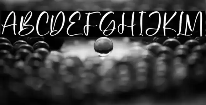 Airnon फ़ॉन्ट examples