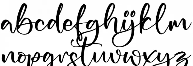 Airnon Font LOWERCASE