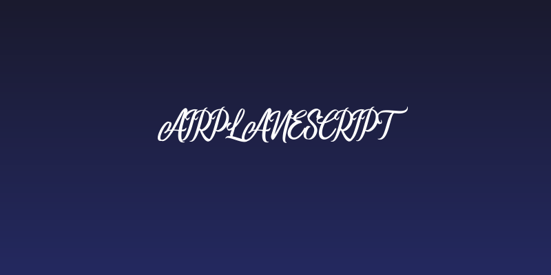 AirplaneScript Social Header