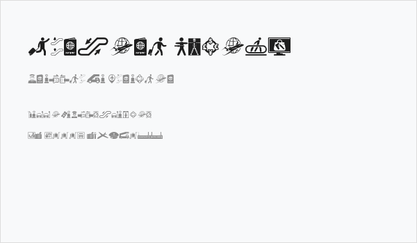 Airport Icons Business Card