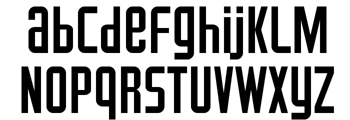 Airport Font LOWERCASE
