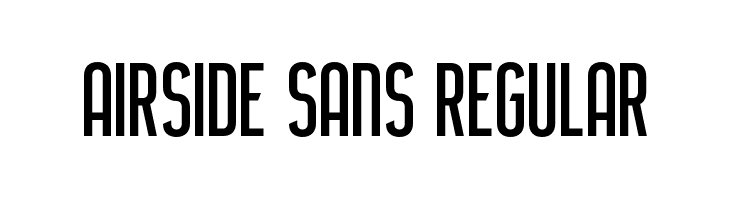 Airside Sans Regular  免费字体下载