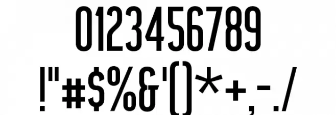 Airside Sans Regular Font OTHER CHARS