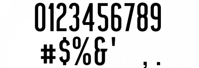 Airside Sans Regular Font OTHER CHARS