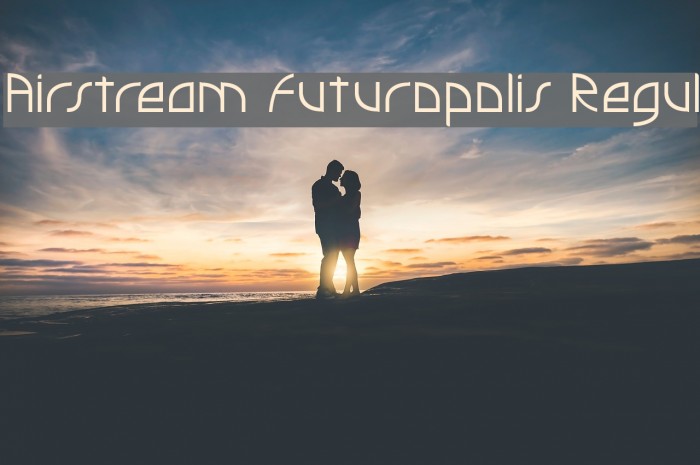 Airstream Futuropolis Regul Font examples