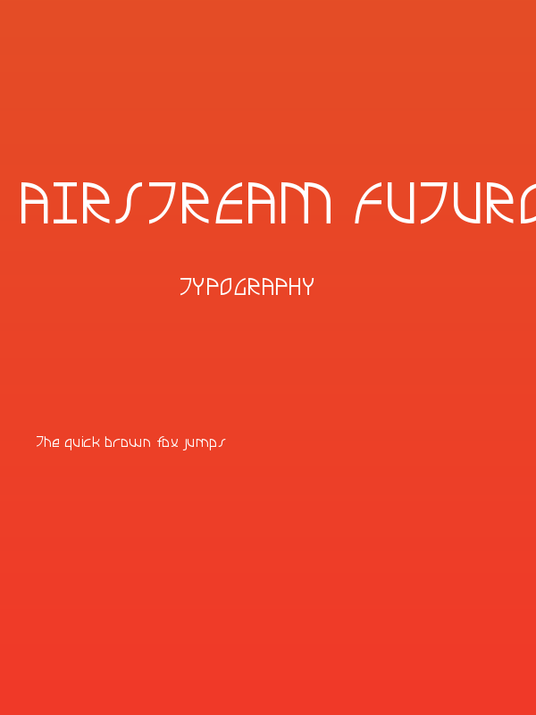 Airstream Futuropolis Regul Poster