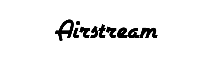 Airstream  Скачать бесплатные шрифты