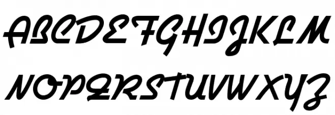 AirstreamNF Schriftart Groß