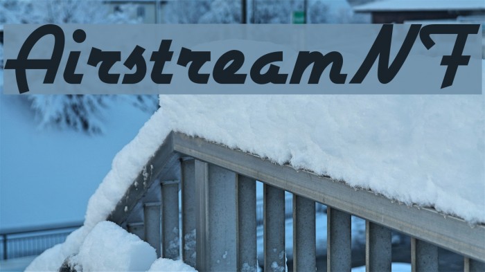 AirstreamNF Font examples