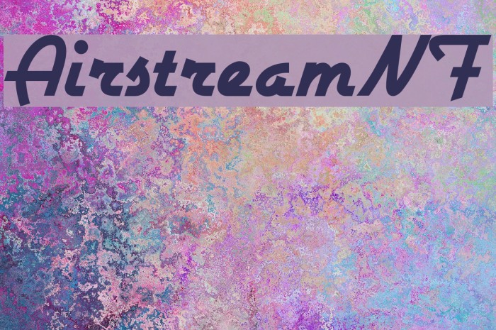 AirstreamNF Font examples