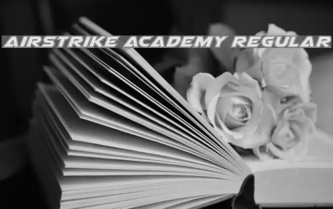 Airstrike Academy Regular Font examples