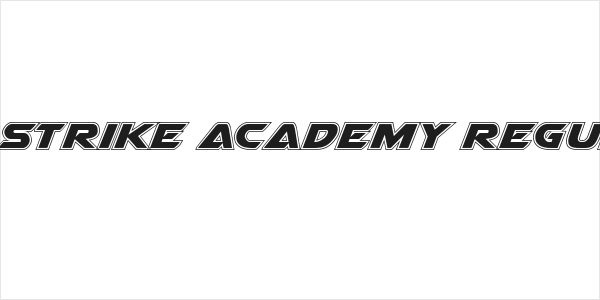 Airstrike Academy Regular Logo