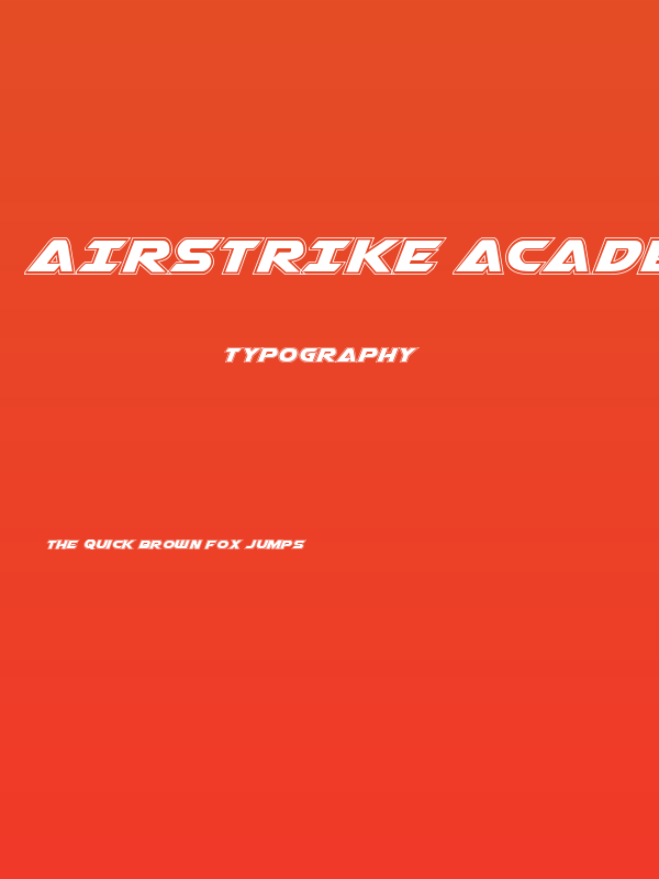 Airstrike Academy Regular Poster