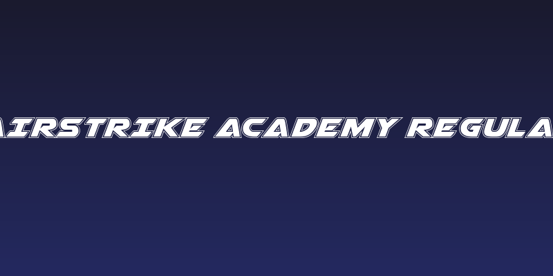Airstrike Academy Regular Social Header