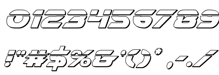 Airstrike Bullet Regular Font OTHER CHARS