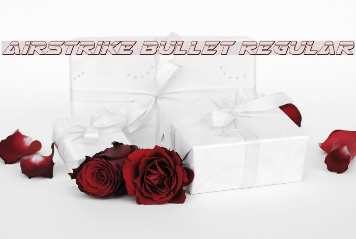 Airstrike Bullet Regular Font examples