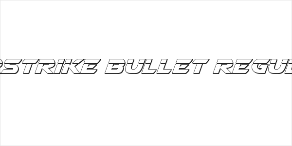 Airstrike Bullet Regular Logo