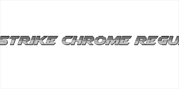 Airstrike Chrome Regular Logo