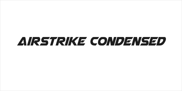 Airstrike Condensed Logo