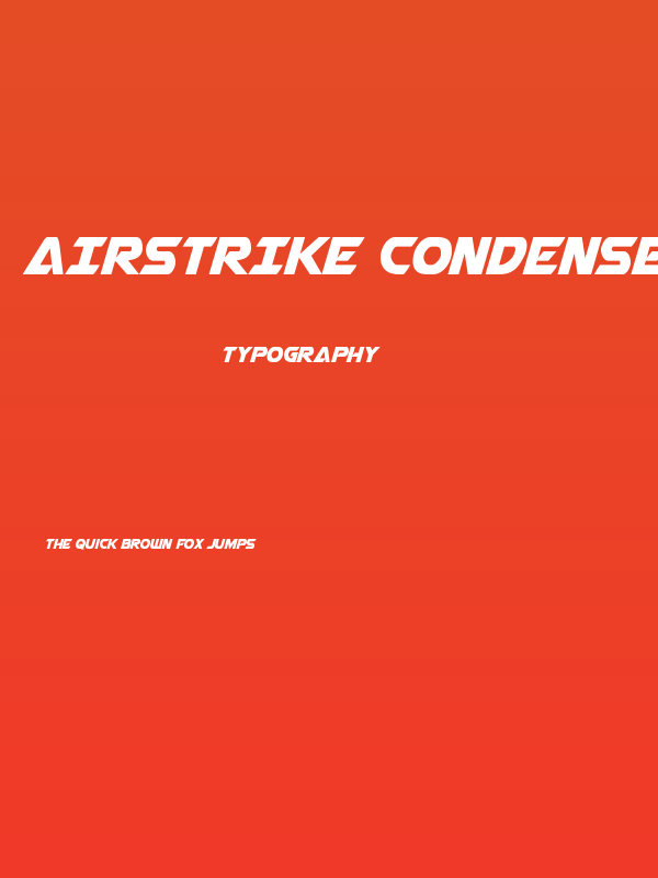 Airstrike Condensed Poster