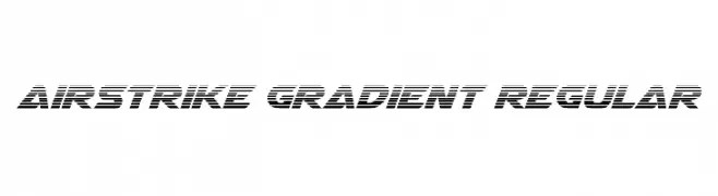 Airstrike Gradient Regular  les polices de caractères gratuit tlcharger