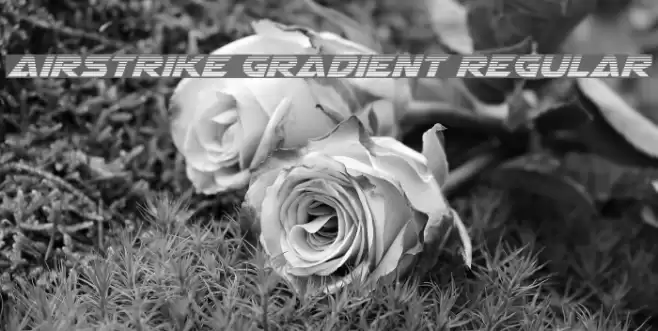 Airstrike Gradient Regular Font examples