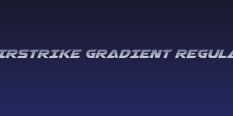 Airstrike Gradient Regular Social Header