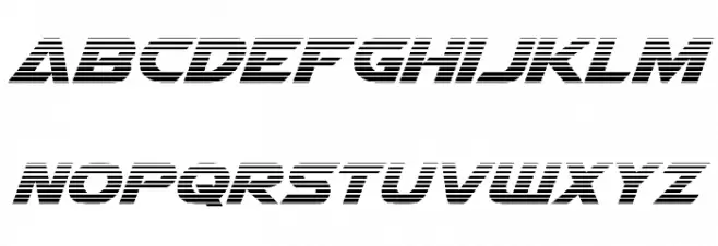 Airstrike Gradient Regular Шрифта строчной