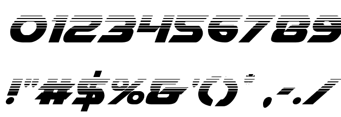 Airstrike Half-Tone Regular Font OTHER CHARS