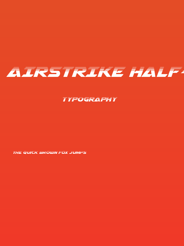 Airstrike Half-Tone Regular Poster