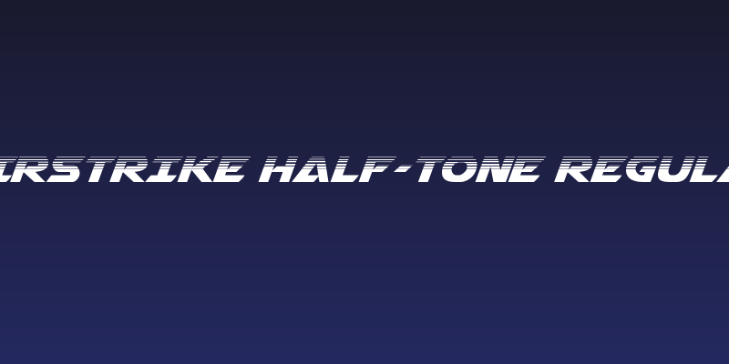 Airstrike Half-Tone Regular Social Header