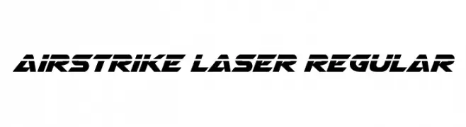 Airstrike Laser Regular  les polices de caractères gratuit tlcharger