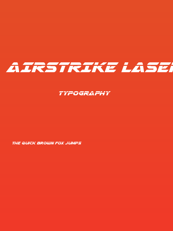Airstrike Laser Regular Poster