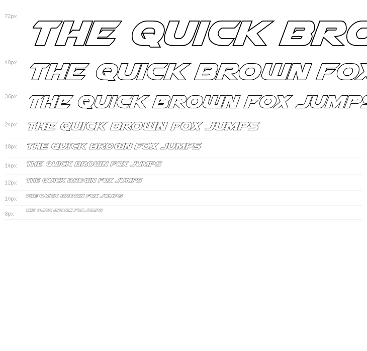 Airstrike Outline Regular Waterfall