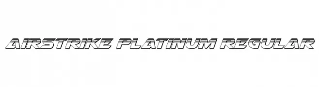 Airstrike Platinum Regular  Fuentes Gratis Descargar