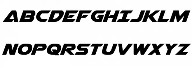 Airstrike Regular Font Litere mari