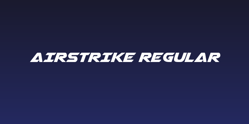 Airstrike Regular Social Header