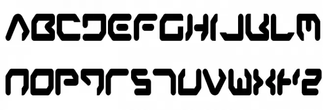 Airstrip One Condensed Caratteri MAIUSCOLE