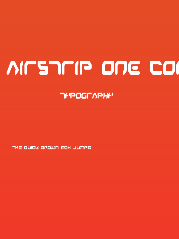 Airstrip One Condensed Poster