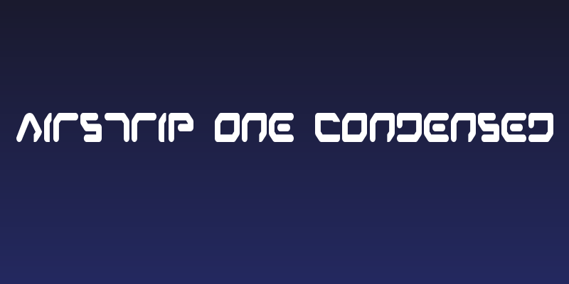 Airstrip One Condensed Social Header