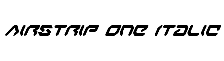 Airstrip One Italic  baixar fontes gratis