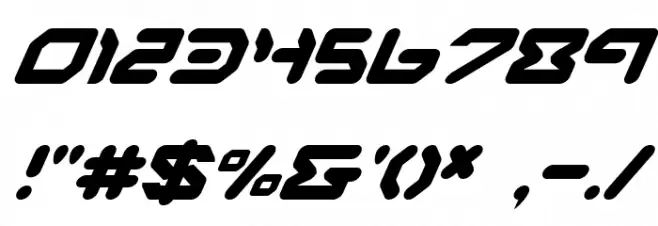 Airstrip One Italic Caratteri ALTRI CARATTERI