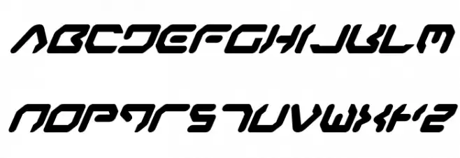Airstrip One Italic 字体 大写