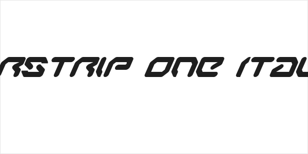 Airstrip One Italic Logo