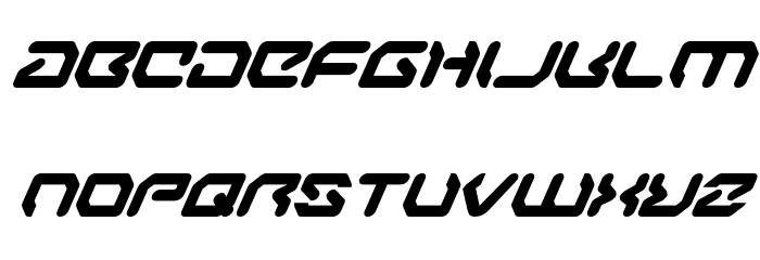 Airstrip One Italic Font LOWERCASE