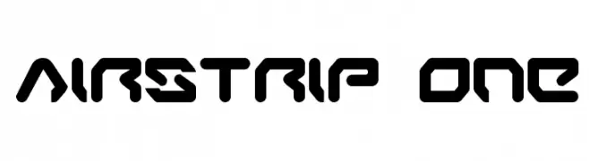 Airstrip One  font caratteri gratis