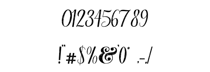 Airthan-Age Font OTHER CHARS