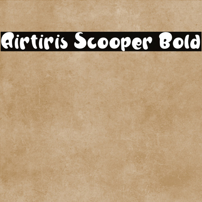 Airtiris Scooper Bold Example 1