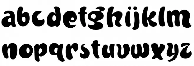 Airtiris Scooper Bold Caratteri MINUSCOLO